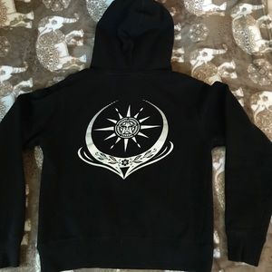 Obey black pullover hoodie, great condition